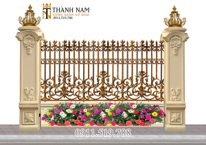 Hàng rào nhôm đúc – HR10 – Thành Nam