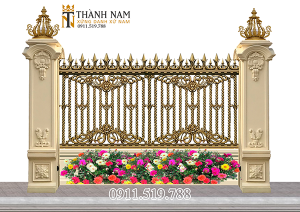 Hàng rào nhôm đúc – HR09 – Thành Nam