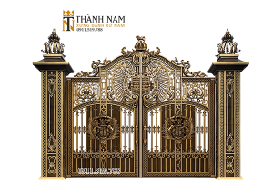 Cổng nhôm đúc - CN50 - Nhôm đúc Thành Nam