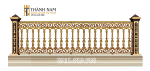 lan can nhôm đúc - lc04
