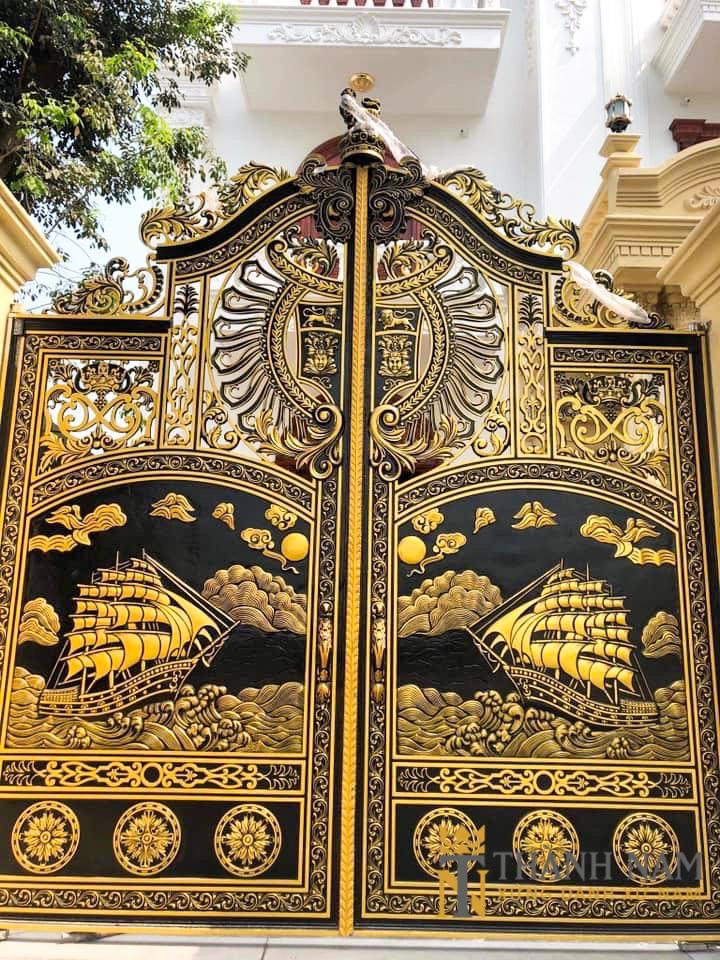 cổng biệt thự nhà vườn 14