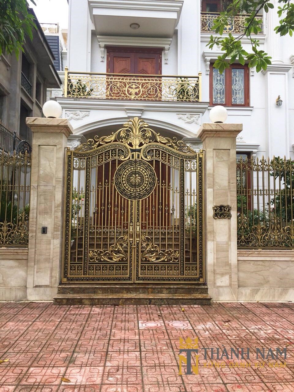 cổng biệt thự nhà vườn 4