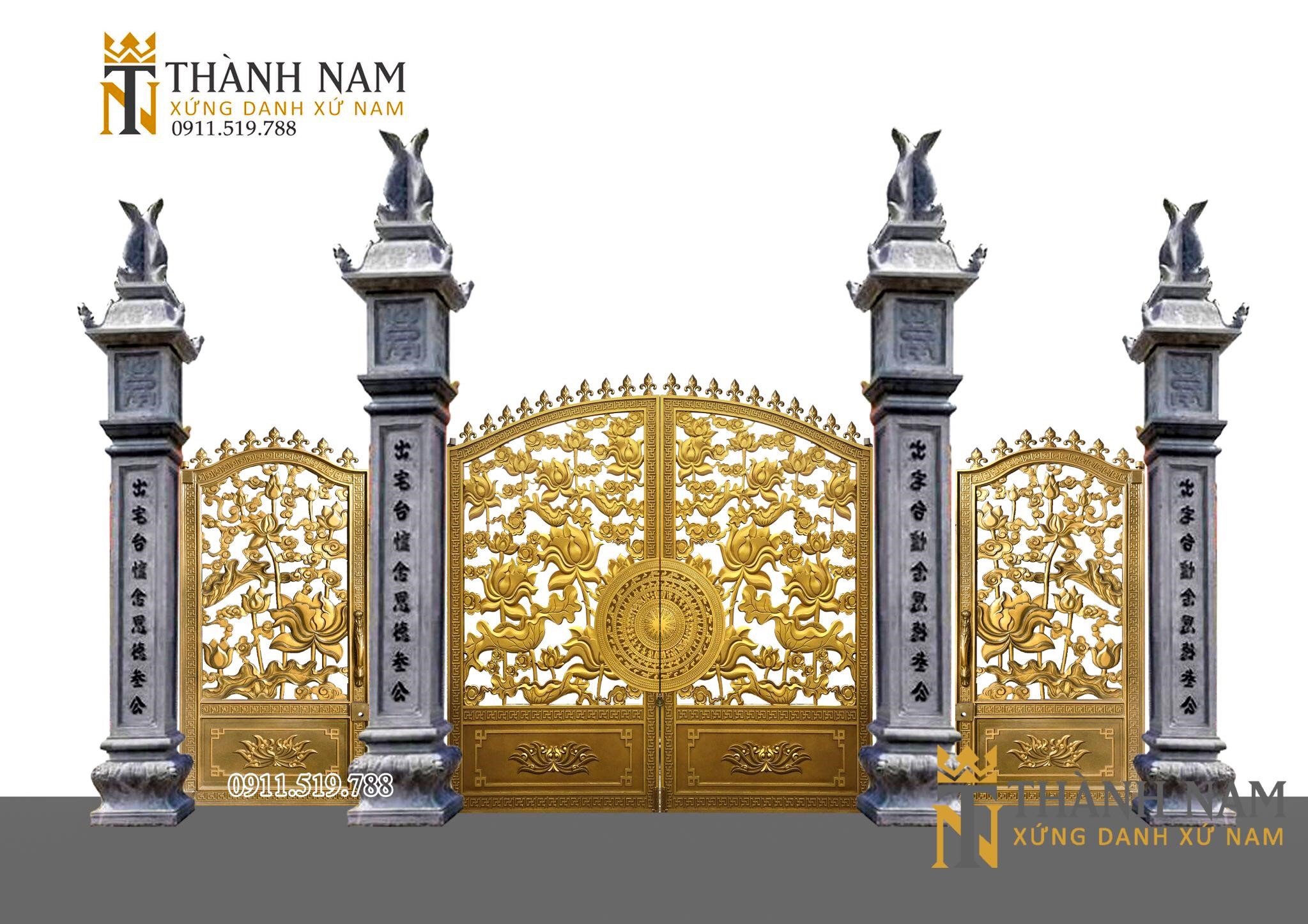 20+ Mẫu cổng chùa đẹp nhất Việt Nam 2024