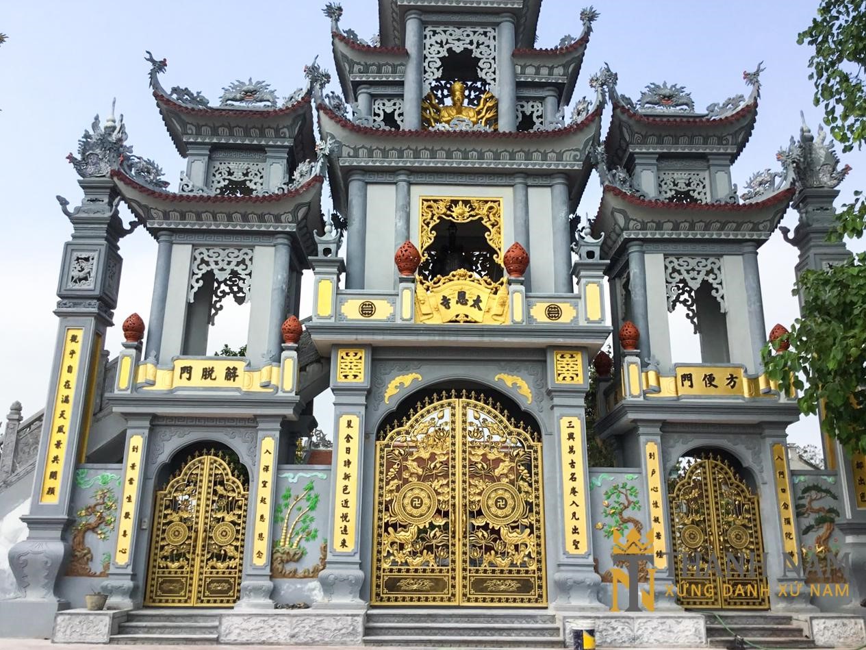 20+ Mẫu cổng chùa đẹp nhất Việt Nam 2024
