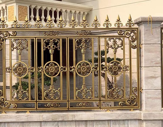 Hàng rào cổng nhà đẹp ở nông thôn 15