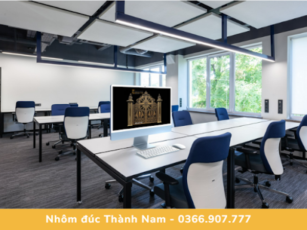 Phòng thiết kế mẫu 3D - nơi lên ý tưởng các mẫu cổng trước khi đi vào sản xuất.