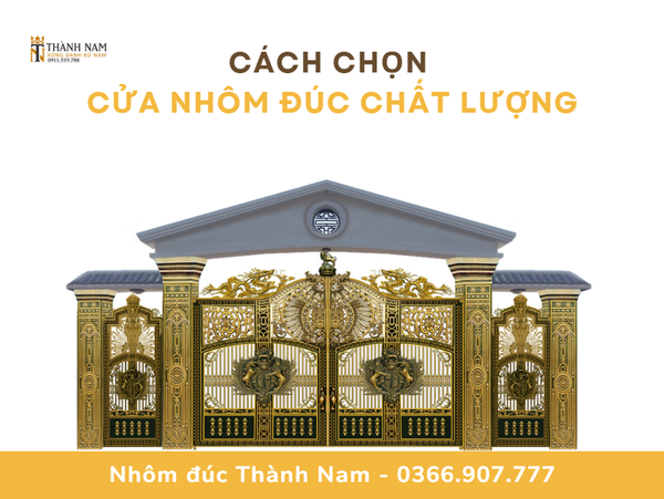 cách chọn cửa nhôm đúc chất lượng
