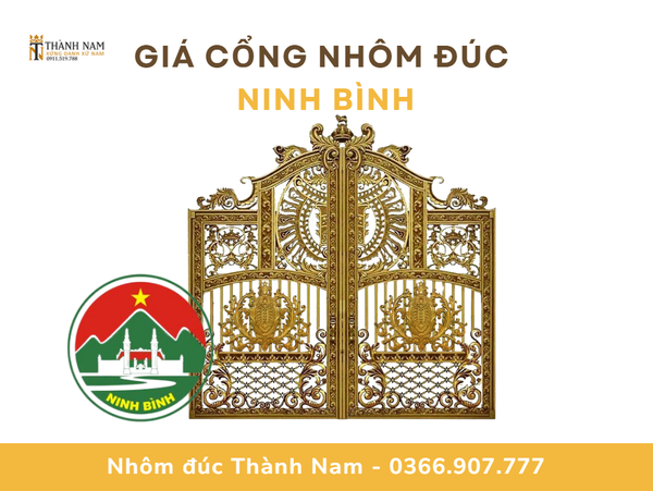 Giá cổng nhôm đúc tại Ninh Bình
